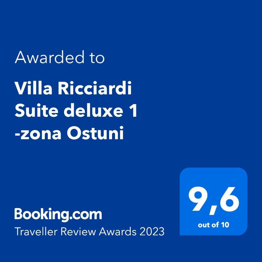 Villa Ricciardi-Suite Famigliare 1-Zona Ostuni Montalbano  Buitenkant foto